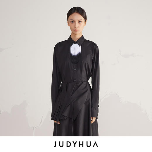 JUDYHUA 极简流苏衬衫 商品图0
