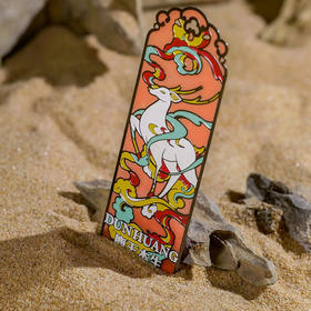 敦煌文创 琉璃书签国潮文艺古典中国风 男女生日毕业礼物母亲节礼品 鹿王本生