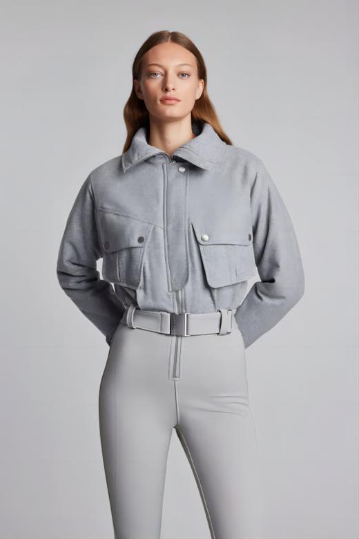 Cordova - Telluride - Grey Melange - 女装 - 连体滑雪服 - 高级灰 商品图4