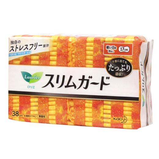 花王零触感特薄量少日用卫生巾17cm38片/包 商品图0