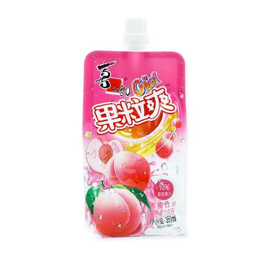 喜之郎蜜桃果粒爽350g/袋 商品图0