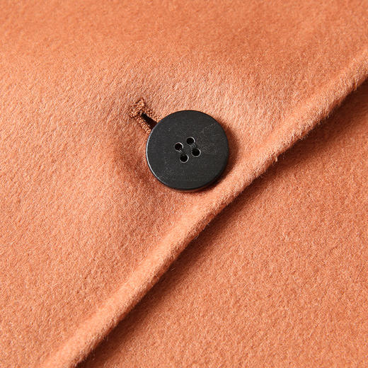 VIMAGE纬漫纪冬装新款一粒扣中长款毛呢外套大衣V2014608 商品图3