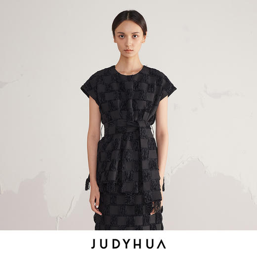 JUDYHUA 抽象流苏上衣 商品图0