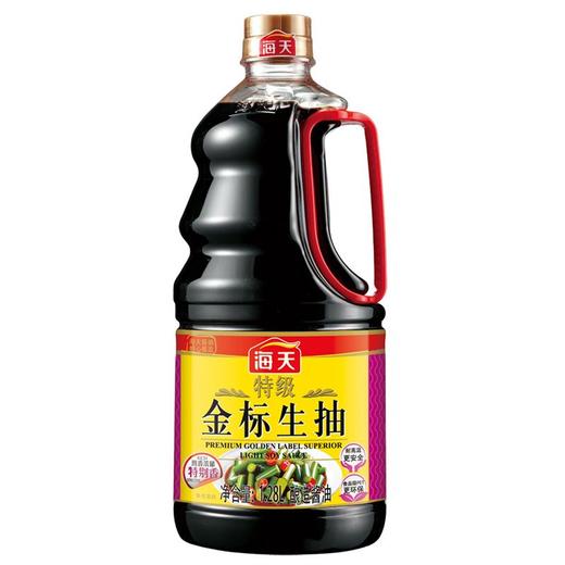 海天特级金标生抽(瓶)1280ml 商品图0