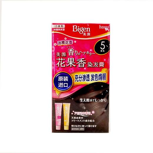 美源花果香染发膏（棕色）40g+40g/盒 商品图0