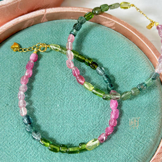 “玺”盈门---天然彩虹碧玺手链 商品图5