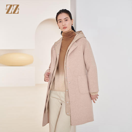 佐尔美冬季新款 气质双面呢套装100%绵羊毛双面呢女E34SM17 商品图3