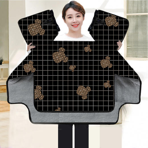 【柔软且耐磨❗️保暖挡风被】电动车挡风被秋冬新款防寒双面防水电瓶车遮阳防风罩四季通用中厚 商品图3