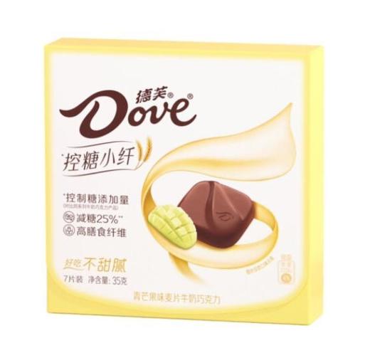 德芙控糖小纤青芒味麦片牛奶巧克力35g/盒 商品图0