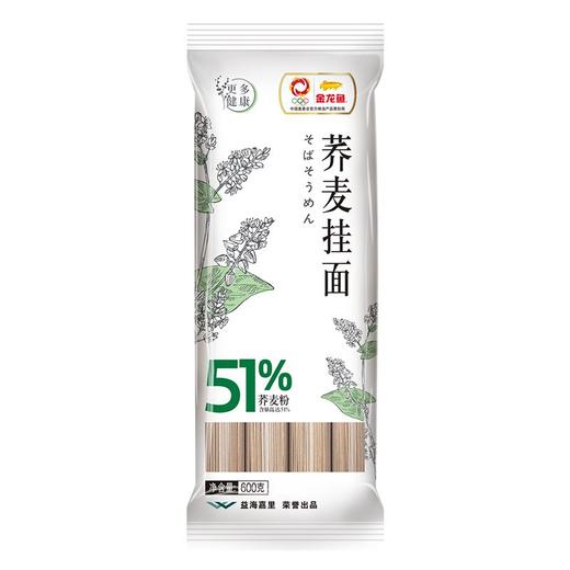 金龙鱼51优十荞麦挂面600g/袋 商品图0
