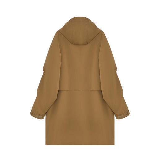 HX 休闲长款带帽风衣防风防水冲锋衣/Z101330002101 商品图14