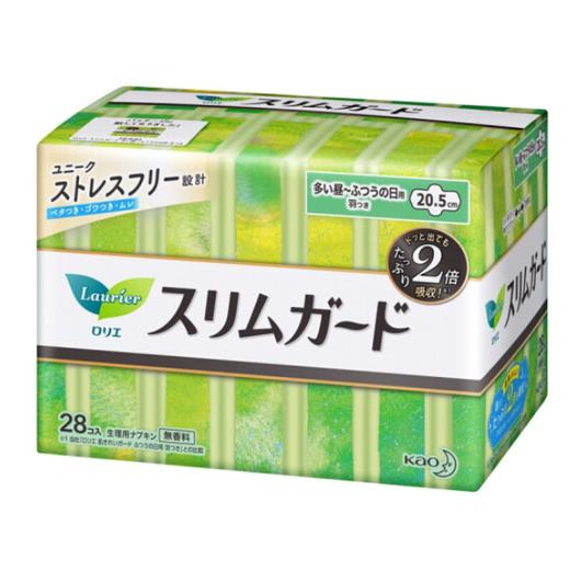 花王零触感特薄日用卫生巾20.5cm28片/包 商品图0