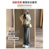 不磨白不起球【仿羊绒加绒阔腿裤】秋冬软糯针织阔腿裤 高腰垂感十足 直筒窄版休闲糯米裤 商品缩略图4