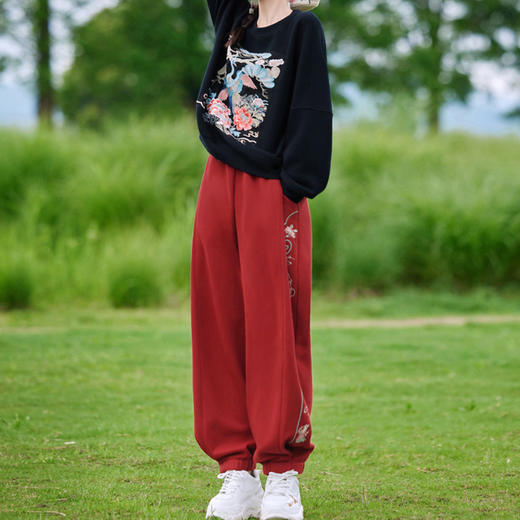 裁缝学苑AX149民族风裤子纸样女装复古加绒银狐绒新中式长裤子版型 商品图4