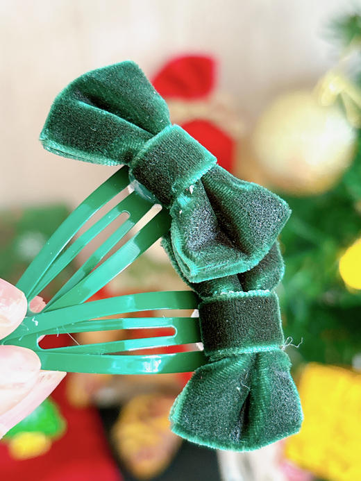 【Lucky Doris圣诞发饰】圣诞季来临，这些发饰不能错过✨快给女儿们打扮起来！ 😍氛围感满满的圣诞系列发饰~ 🎀发箍、发夹、发绳都有 商品图4