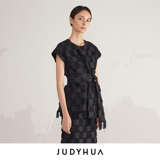 JUDYHUA 抽象流苏上衣 商品图1