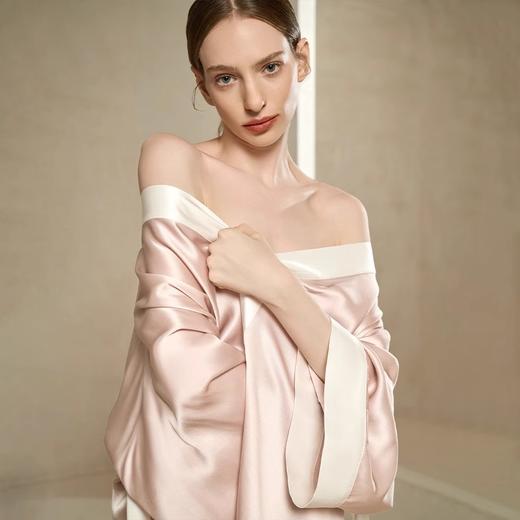 Solo seta22姆米重磅真丝睡袍桑蚕丝浴袍家居睡衣2025秋 商品图1