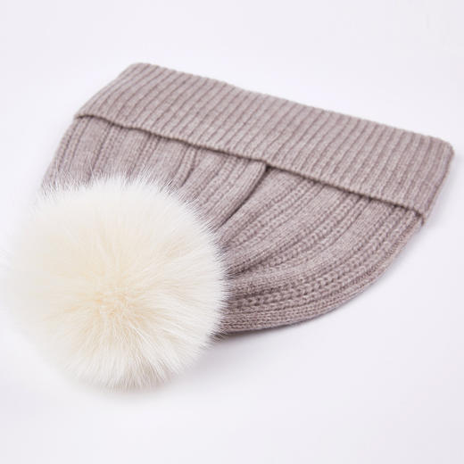 【100羊毛】罗蒙帽子秋冬季女韩版可爱百搭纯色毛线帽情侣针织尖尖帽 商品图4