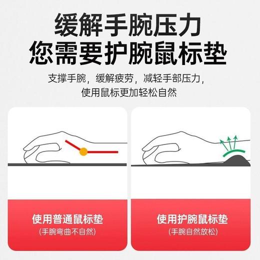 记忆棉护腕鼠标垫轻薄手腕托垫办公笔记本手托电脑游戏手枕批发 商品图4