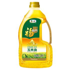 福临门黄金产地非转基因压榨玉米油1.8L/瓶