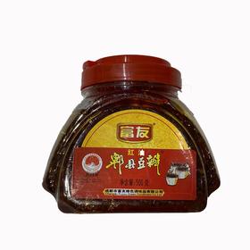 富友红油郫县豆瓣酱500g/瓶
