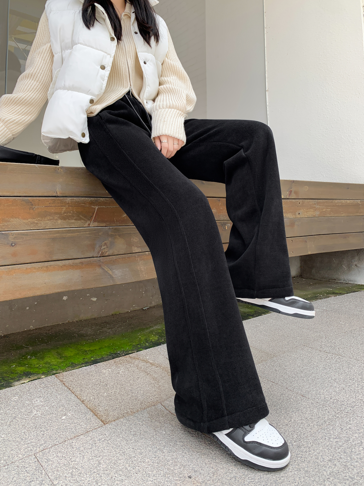 【Cloud sense沐绵绵·云感阔腿裤☁】显腿细腿直 自带垂感上身舒适 手感软绵绵的上身的舒适感也敲棒