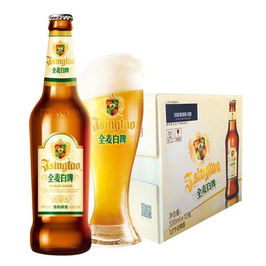 青岛白啤10度啤酒500ml*6/箱 商品图0