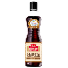 鲁花自然鲜特级金标生抽（炒菜香）500ml/瓶