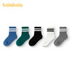 巴拉巴拉儿童袜子男女童棉袜小童中大童学生中筒袜基础百搭五双装 商品缩略图4