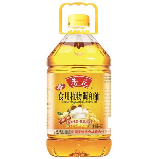 鲁花食用植物调和油花生香4L/桶 商品图0