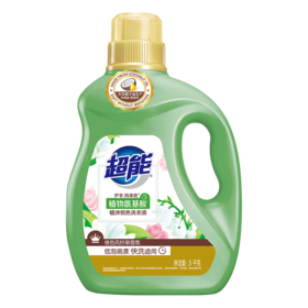 超能植沐悦色洗衣液3kg/桶