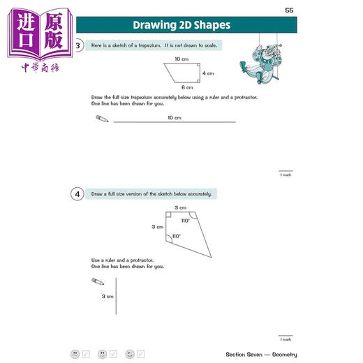 预售 【中商原版】英国CGP KS2 Maths Targeted Question Book: Year 6 Foundation 商品图3