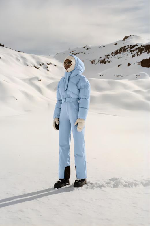 Cordova - Sommet - Glacier - 女装 - 连体滑雪服 - 冰川蓝 商品图4