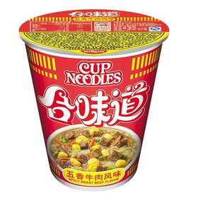 日清合味道五香牛肉风味77g/杯
