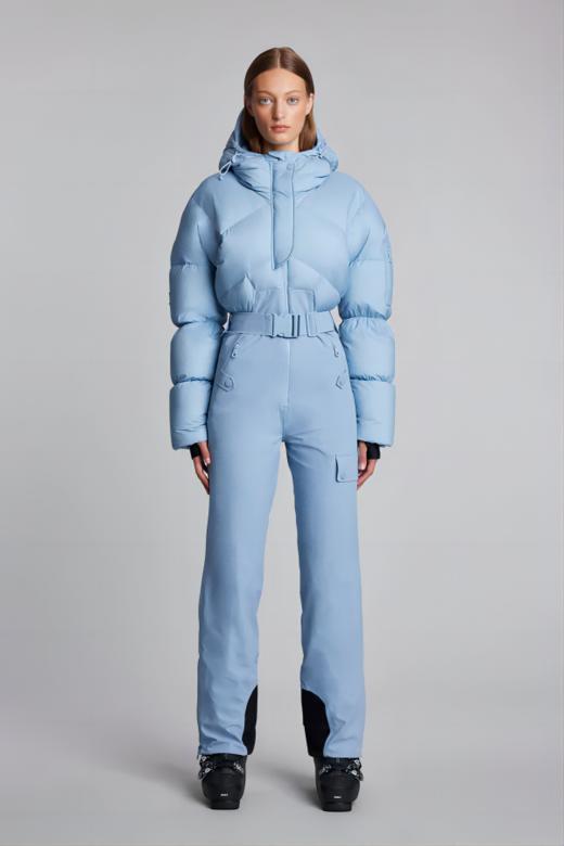 Cordova - Sommet - Glacier - 女装 - 连体滑雪服 - 冰川蓝 商品图0