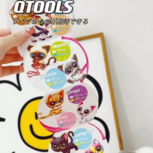 zuru佩特宠物毛线猫咪魔法蛋女孩卡通玩偶惊喜盲盒公仔玩具礼物 商品图3