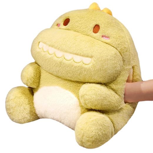 【用它冬天“不冻手”】卡通恐龙三合一抱枕 暖手/抱枕/午睡毯 立体PP棉填充 光滑兔毛绒面料超舒服~ 亲肤耐脏 不易变形 商品图4