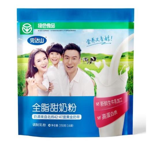 完达山全脂奶粉350g/袋 商品图0
