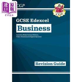 【中商原版】英国CGP New GCSE Business Edexcel Revision Guide (with Online Edition, Videos & Quizzes)