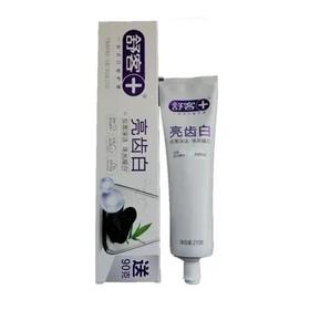 舒客亮齿白牙膏竹炭+珍珠120g/支