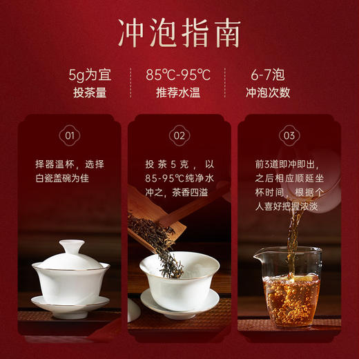 【积分福利】华祥庄园-正山小种品鉴茶*1包+金骏眉品鉴茶*1包（2包共10g） 商品图7