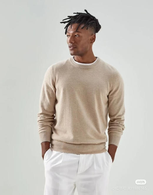 BC圆领衫。自己备注号码颜色：黑色 灰色 杏色 酒红和豆绿 商品图2