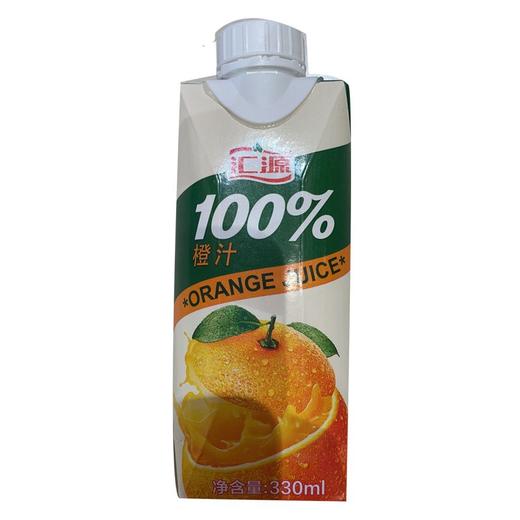 汇源利乐100%橙汁330ml/盒 商品图0