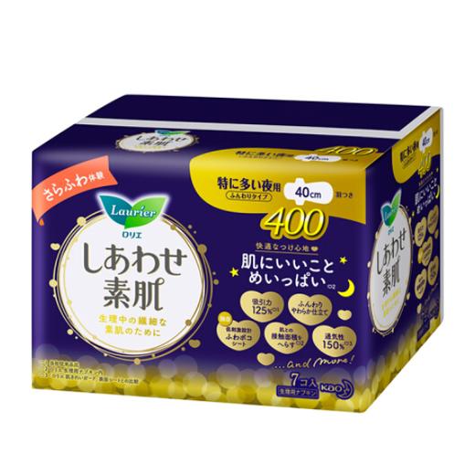 花王纤巧特多夜用护翼卫生巾40cm7片/包 商品图0