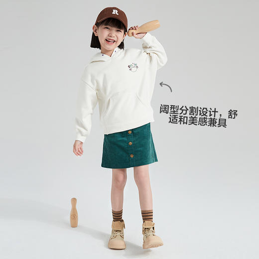 女童卫衣2023冬季新款甜美连帽卫衣 商品图2
