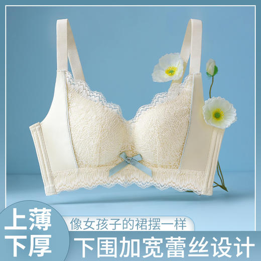 【新品福利！第二件0元】法系新款性感蕾丝内衣！唤醒小胸自信，展现完美身材！防下垂设计加持，保护美丽的曲线！美背设计轻盈透气，夏季凉爽宜人！优雅呈现妩媚曲线！呵护女性体态，更自信迷人！ 商品图3