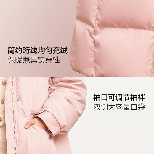 【严选】诗凡黎冬经典长款羽绒服SEC480411 商品图4