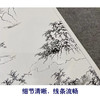 【大彩图】祁昆工笔画白描底稿《山水轴》临摹勾线高清打印稿A647 商品缩略图4