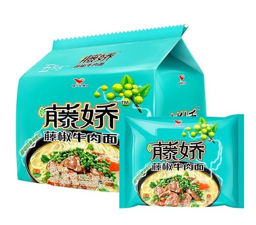 统一藤椒牛肉面五合一102g*5/包 商品图0