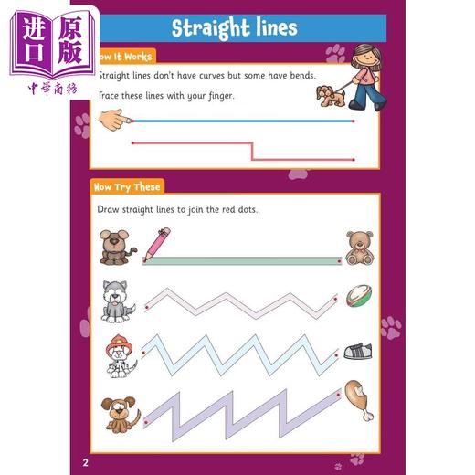 【中商原版】英国原版CGP教辅 3-4岁新版写作活动书 学龄前练习家庭学习 New Writing Activity Book for Ages 3-4 preschool 商品图3